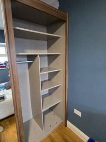 walnut wardrobe