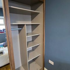 walnut wardrobe