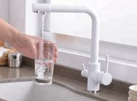 main image for ad 3 Way Kitchen Tap With Pure Water Flow White
