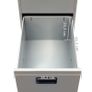 File Cabinet with 3 Drawers Grey 102.5 cm Steel Image 8