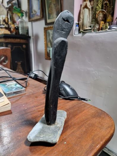 Irish sculpture made from ancient bog oak