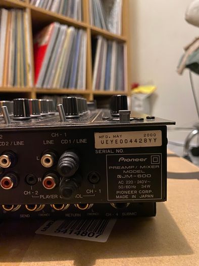 Pioneer DJM 600 Professional Mixer