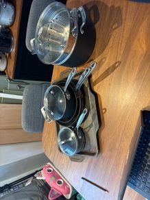 Set of All Clad pots and pans