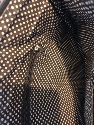 Black patent handbag from next