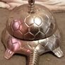 white cast metal turtle/ tortoise counter bell,  ideal for a pet shop Image 5
