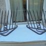 Vintage Wrought Iron Candle Holders x 2 for Sale Image 5