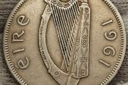 Ireland 1961 Half Crown Mint Error Mule Rare Coin
