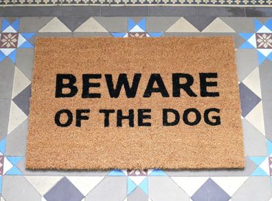 Door Mat Beware of the D0g D9692