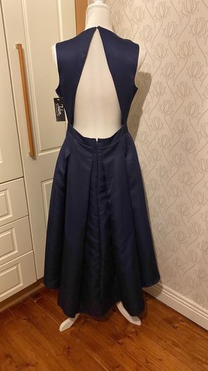 dress evening New silk satin lined