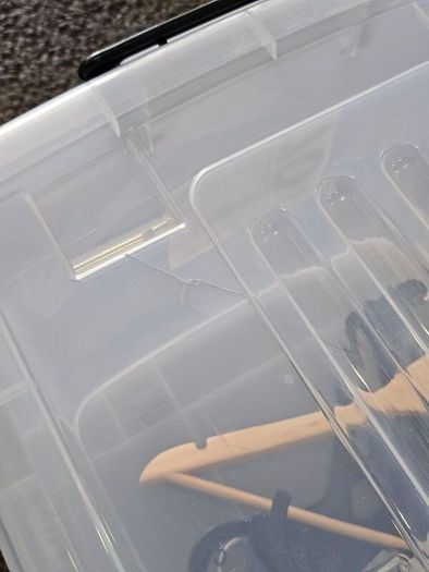 70L Rolling Storage Box with lid