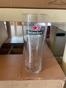 glasses Heineken pint glasses