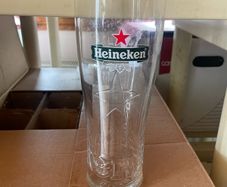 glasses Heineken pint glasses