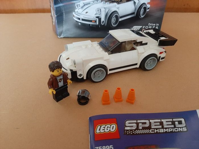 LEGO Speed Champions 75895 1974 Porsche 911 Turbo 3.0.  Used and discontinued set from 2019. Good condition.