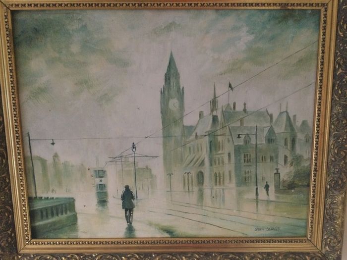 Art - Vintage Oil on Board ( Steven Scholes)