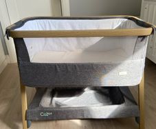 Tutti Bambini Bedside Crib (with mattress & mattress protector)
