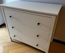 IKEA KILBERGET 3 Drawer Chest White 86 by 78 cm
