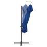 Cantilever Umbrella with Double Top Azure Blue 250x250 cm Image 6