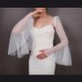 Ivory Detachable Wedding Sleeves Image 2