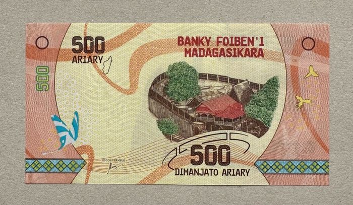 Madagaskar 500 Ariary Banknote
