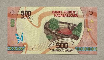 Madagaskar 500 Ariary Banknote