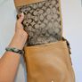 Vintage Coach Legacy Flap #9335 in Camel Leather Image 9