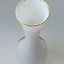 Vintage French style Opaline Glass Vase  height 25.5cm Image 4