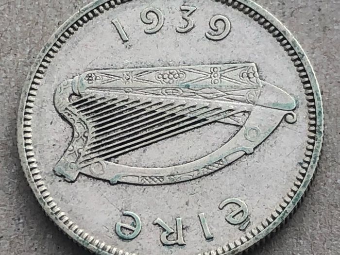 Irish silver one shilling