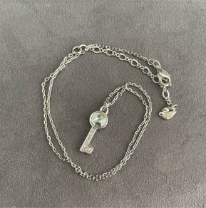 Swarovski Crystal Key Pendant Necklace in Perfect Condition