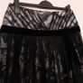 Karen Millen Black Beige Floral Sheer Tulle Mini Skirt 12UK/40EU Image 10