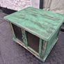 Small Vintage style  2 glass door counter  cabinet Image 6