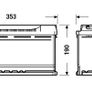 019  Battery 90Amp For Audi / Bmw / Mercedes Image 2