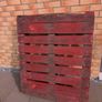 Free: Red Wooden Pallet (Great for DIY / Garden Projects) Image 4