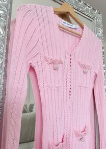 Self portrait mini knit dress