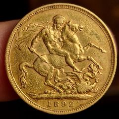 1892 Gold Sovereign. Cheapest on Adverts and Dublin!
