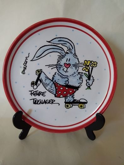 EMERSON Signature Collection 4 Bunny Family plates