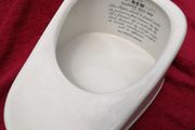 "The New Slipper Bed Pan" - Best English Vintage Ironstone. Use or Decor!