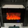 Wall Mounted Electric Heater, Fireplace / Fire, LED Flame Effect, Remote Control Image 3