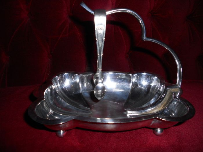 Antique Siver Plated Sugar Service