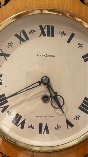 Vintage Wall Clock (Built in the USSR)
