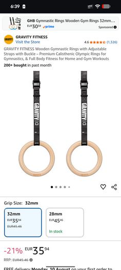 Gym rings