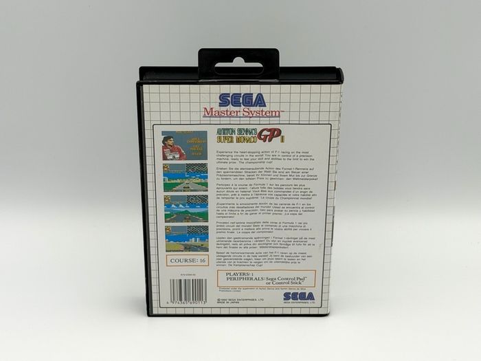Ayrton Sennas Super Monaco GP 2 for Sega Master System - Boxed and Minty