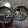 IP44 wall light with one for spares. Swivel angle type. Chrome silver. Image 3