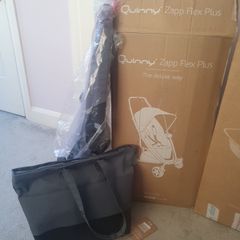 Quinny Zapp Flex Plus Stroller plus Carrycot and Changing Bag