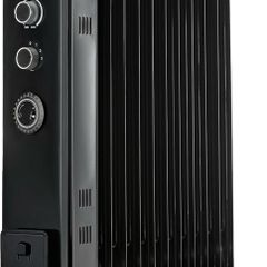 Oil Filled Radiator 2500W with Thermostat & 24h Timer  11 Fin Portable Electric Heater 3 Heat Settings, Overheat & Tip Over Protection, Quiet for Home, Office and Any Room Radiator on Wheels