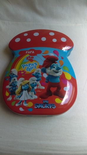 The Smurfs - Papa's Girl Large Tin Box
