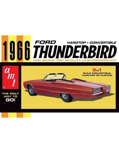 AMT 1328 1:25th scale 66 Ford Thunderbird Hardtop/Convertible Model kit