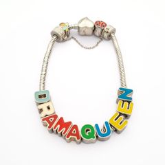 Heavy Vintage Y2K Sterling Silver Charm Bracelet