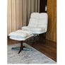Savona Tricolour Collection  Luxury Swivel Chair With Ottoman Image 9