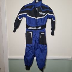 XTRM kids one piece kart suit motocross overalls Size small 5 to 6 year old