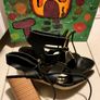 NEW LOOK Black Lace-Up Heeled Sandals Size UK 7 / EU 40 Image 3